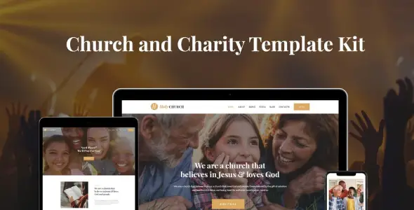 Holy – Church & Charity Template Kit